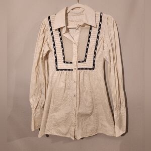 Free People Y2k Button Down